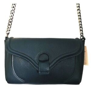 NWT Danielle Nicole Henley Crossbody Chain Handle Bag Navy Blue DN173318